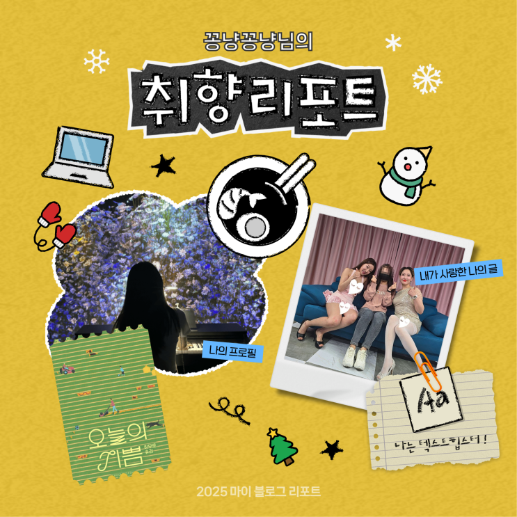  [2025 마이 블로그 리포트] 데이터로 채워보는 내 블로그 취향 리포트