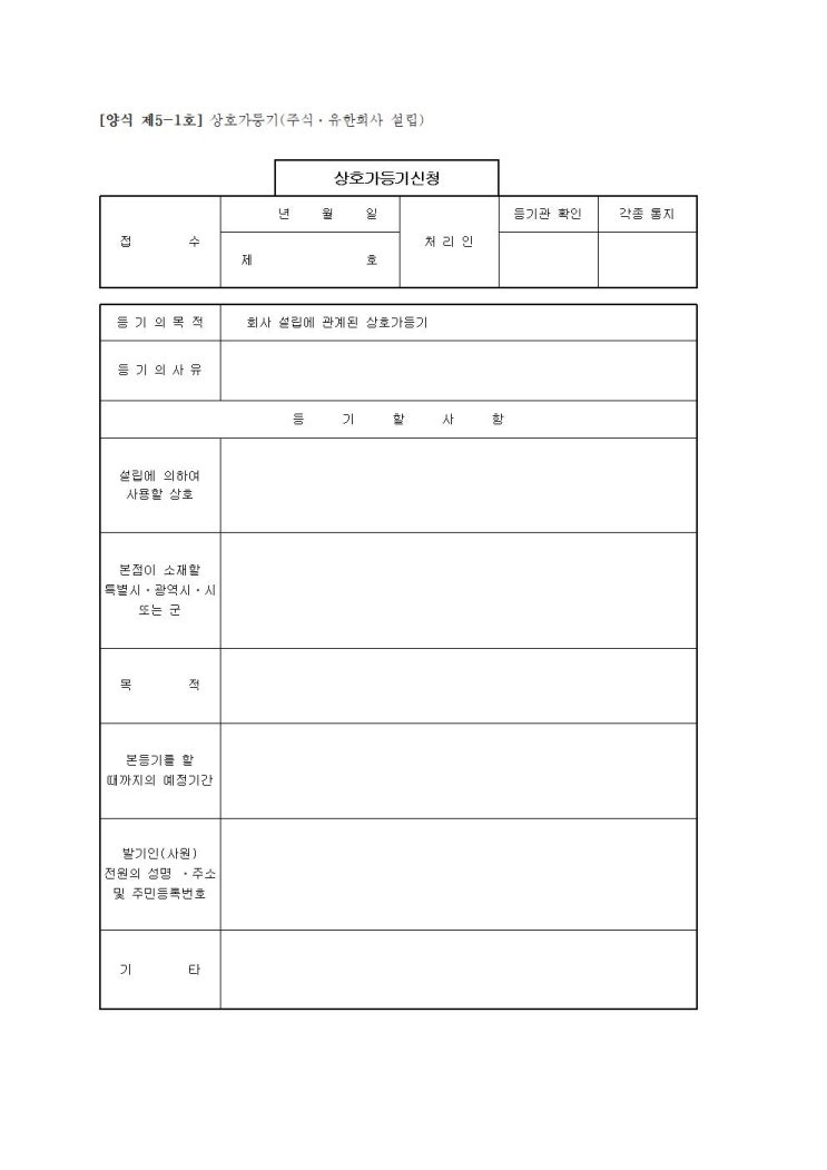 상호가등기로 상호 선점하고 성공 확률 높이는 법 (주식 유한회사 설립)