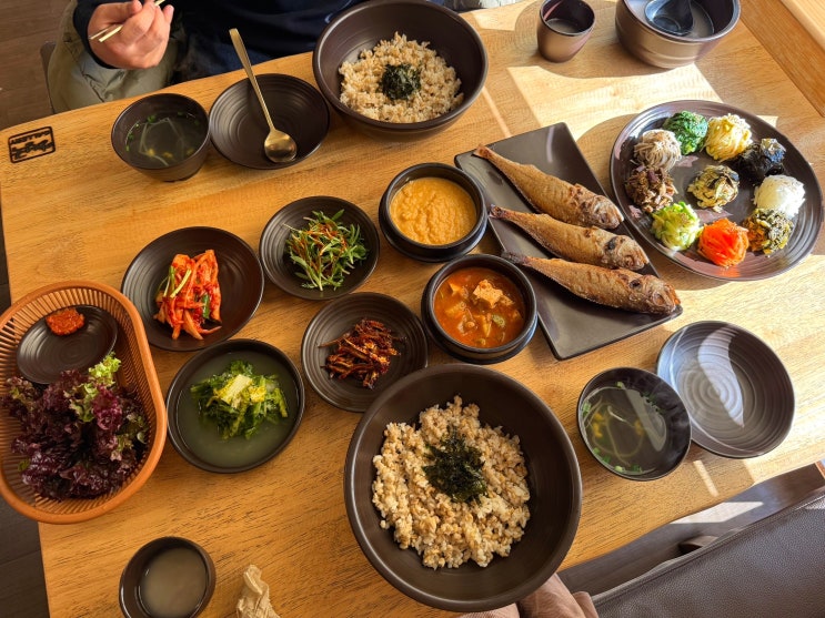  부산 해운대 옥이보리밥 청사포 숨은 맛집 한정식