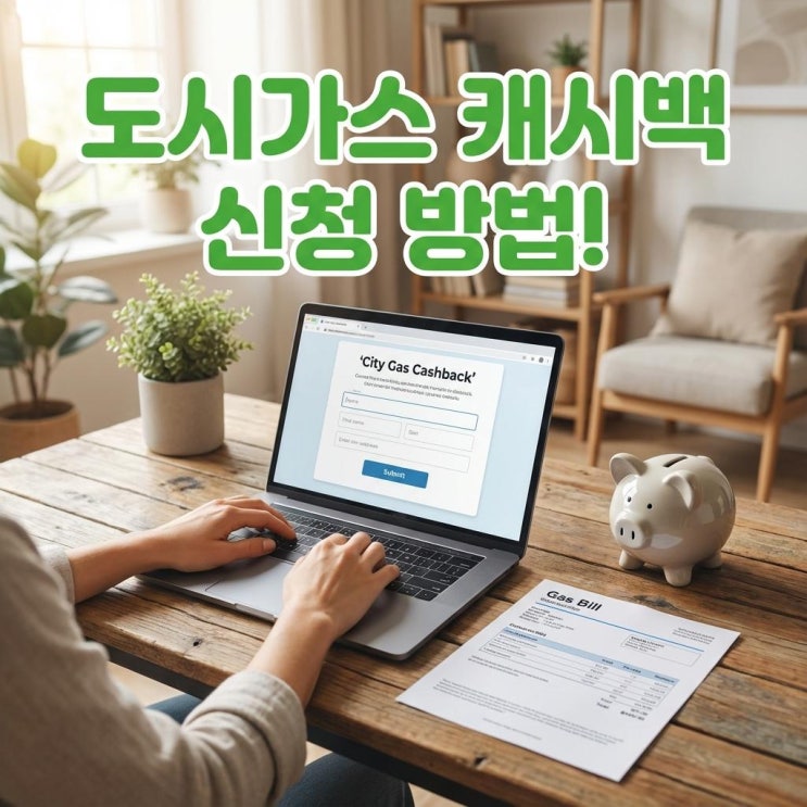  도시가스 캐시백 신청 방법! 난방비 절약하고 현금 받는 꿀팁 (가스앱, K-가스)