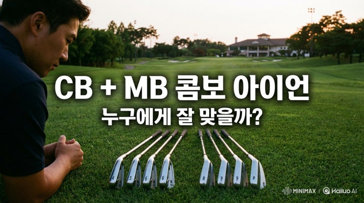  CB 아이언은 편한데MB 아이언은 부담될 때 선택지