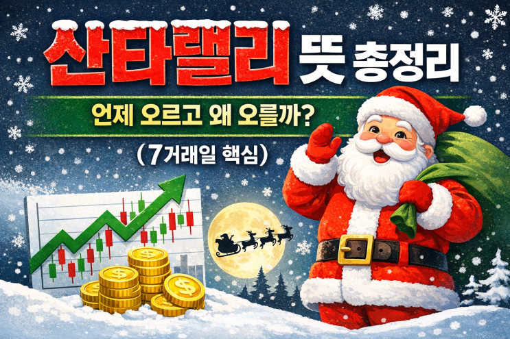  산타랠리 뜻 총정리: 기간(7거래일)·이유·활용법 한 번에