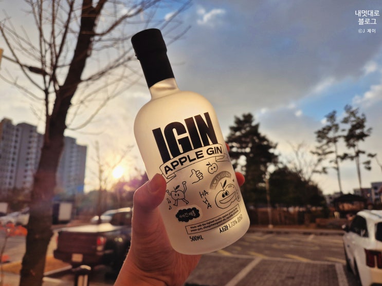  크리스마스 술 고민? 아이긴(IGIN) 하이볼 레시피 애플진 전통주 추천