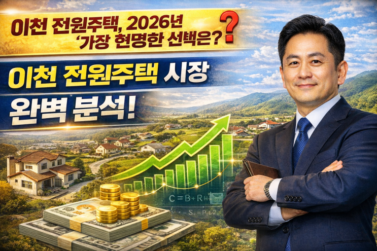 이천 전원주택, 2026년은 어떨까? 당신의 '미래 로망'을 현실로!