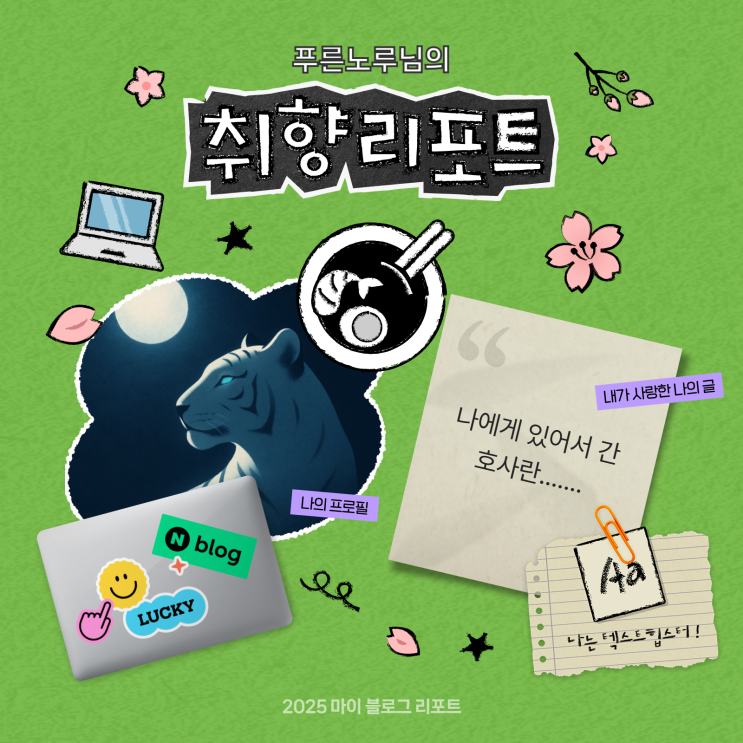  [2025 마이 블로그 리포트] 데이터로 채워보는 내 블로그 취향 리포트