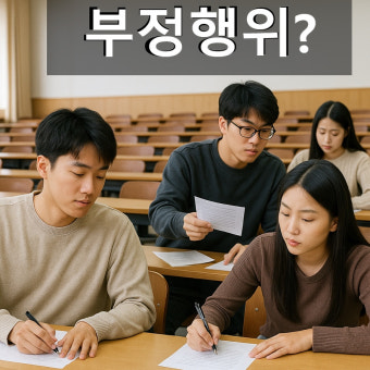 시험 <b>AI 부정행위</b> 커닝 <b>서울대</b>