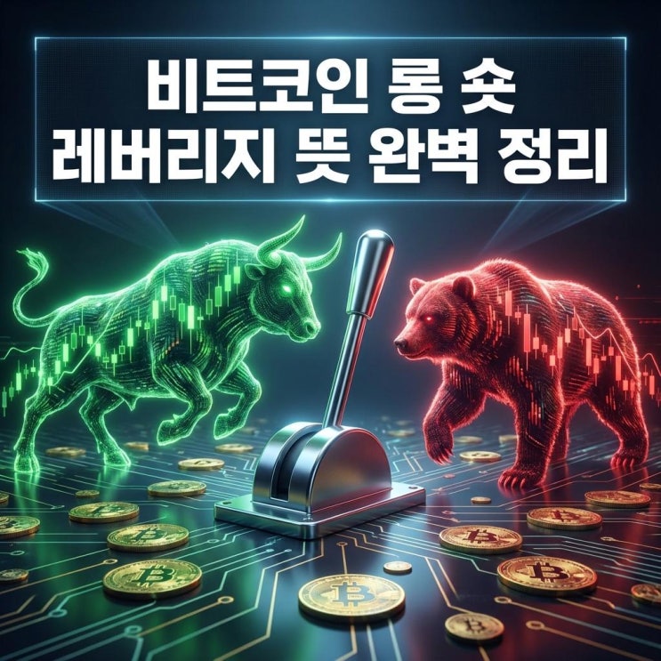  비트코인 롱 숏 레버리지 뜻 완벽 정리 (선물거래 공매도 청산)