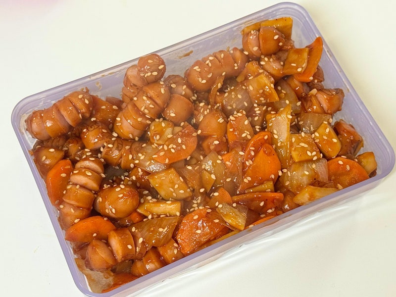 유아반찬 레시피 쏘야 소세지야채볶음 만들기 온가족반찬 난이도 하