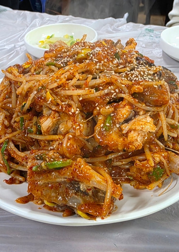 [사천 맛집] 추운날에도 줄 서서 먹는 사천 현지인 맛집 오동동아구찜 간단 후기