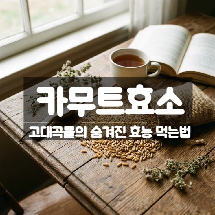  카무트효소 효능 부작용 먹는법 – 고대곡물 효소가 주목받는 이유