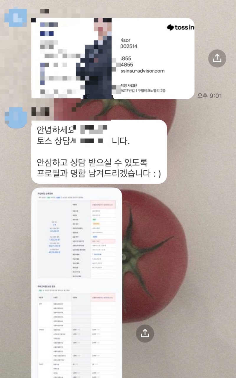 20대 여성 내돈내산 토스 보험 인슈어런스 설계 후기