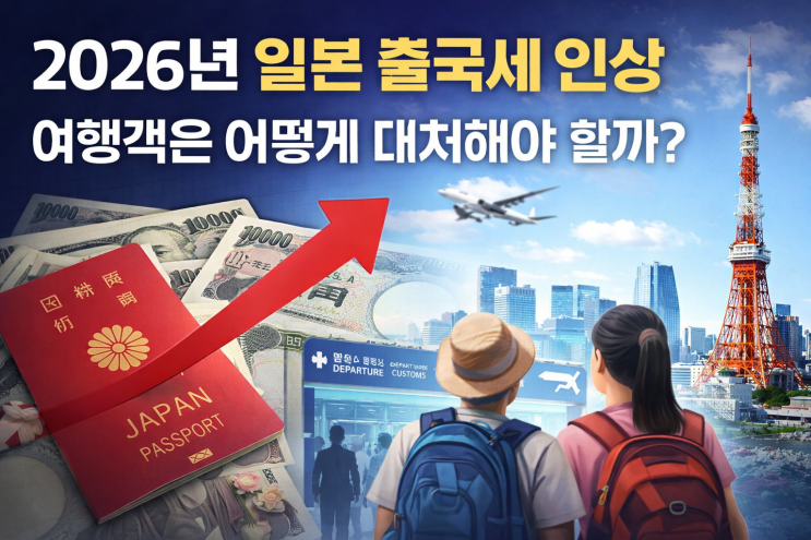  2026년 일본 출국세 인상, 여행객은 어떻게 대처해야 할까?