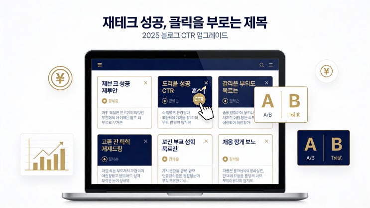  재테크 성공을 위한 클릭률 높이는 제목 작성법 2025