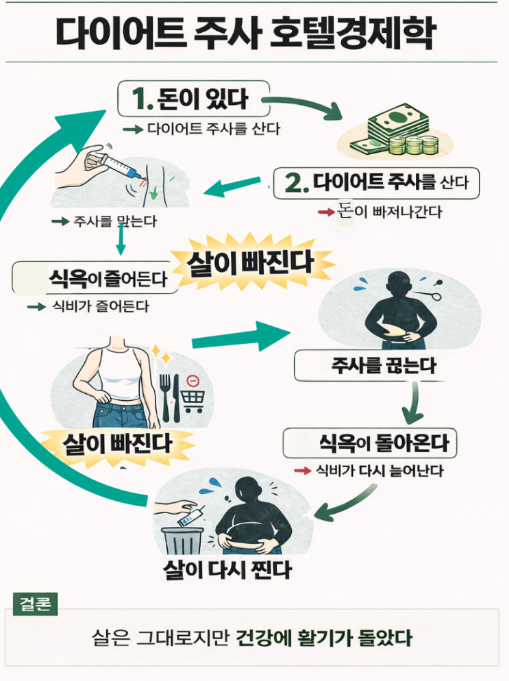   20대 남성의 다이어트 호텔 경제학 | 삭센다, 위고비 사용 후기