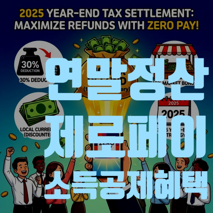  2025년 귀속 연말정산: 제로페이 사용법부터 소득공제 혜택까지 A to Z (feat. 비플페이, 서울페이)