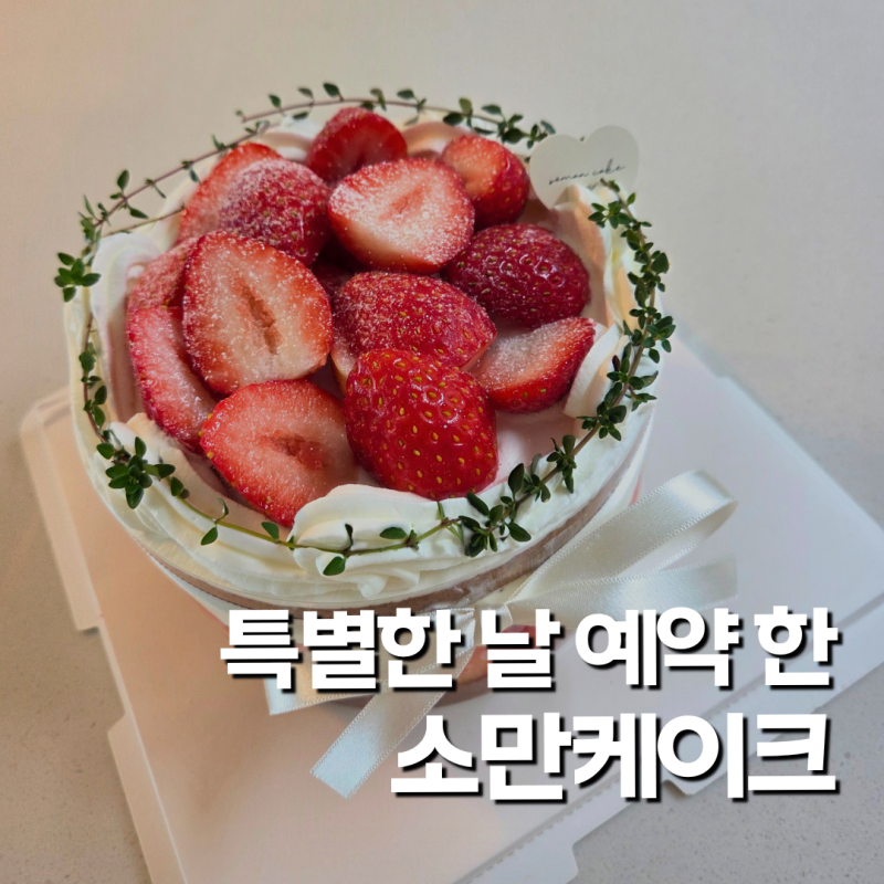 일산홀케이크 예약 가능한 소만케이크 크리스마스에 딱이었어요!