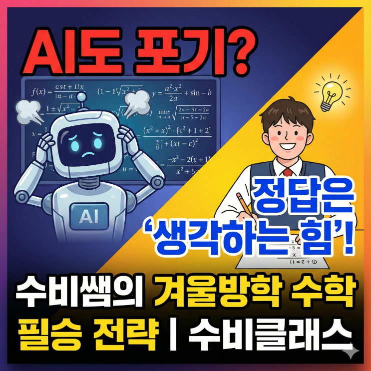  반석동 초등수학-"AI도 쩔쩔매는 수학?"결국 핵심은 '생각의 근육'입니다