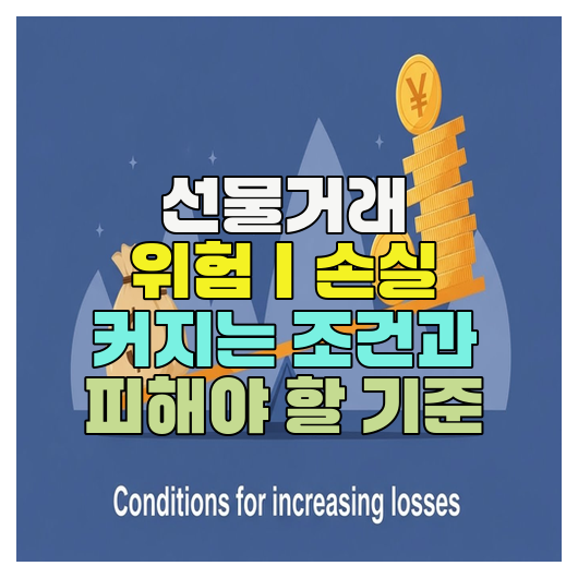  선물거래 위험｜손실 커지는 조건과 피해야 할 기준