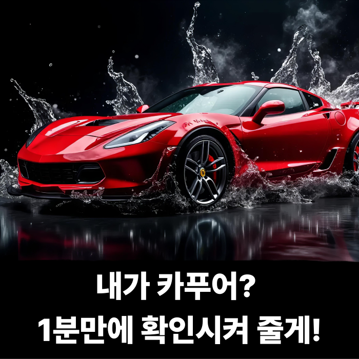  내가 카푸어? 1분만에 확인시켜 줄게!