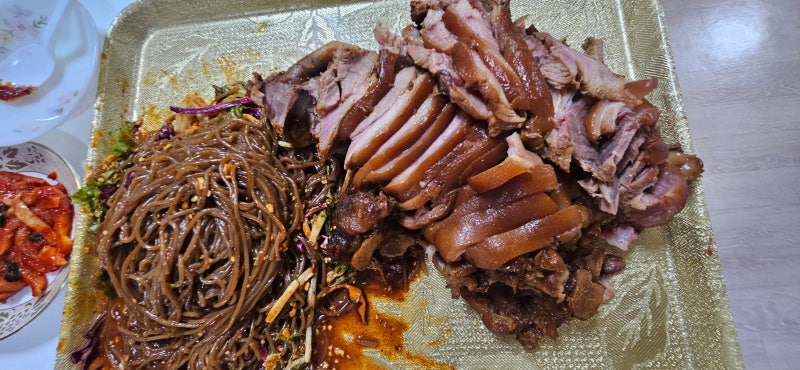 집에서 족발+막국수 만들어 먹기 (레시피 어렵지 않아요!)