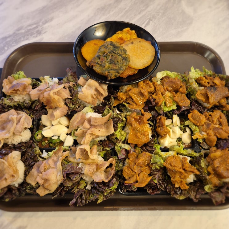  [빔빔 칠곡점] 보건대 맛집 한입쌈밥 *제육쌈밥/대패삼겹쌈밥/모듬전