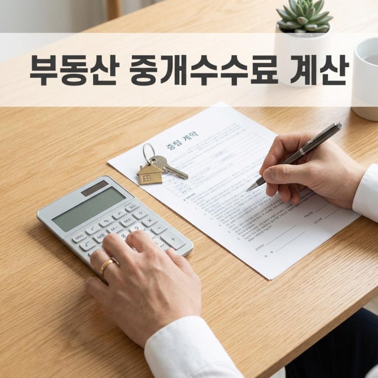  부동산 중개수수료 계산 전세 복비 부가세의 진실 (네이버 계산기 활용법)