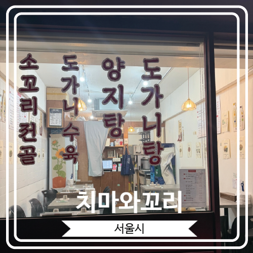  [치마와꼬리] 잠실새내 새마을 전통 시장 근처 콜키지 가능한 한우 특수부위 맛집