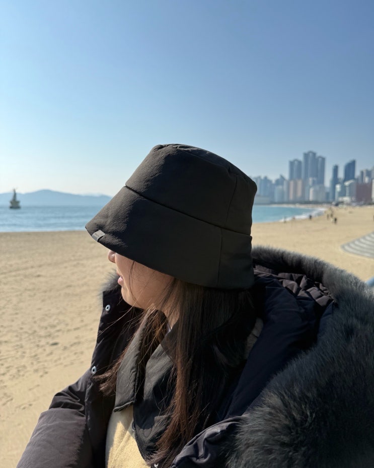  화이트샌즈 경량 패딩 버킷햇 넥워머 세트 코스트코추천템