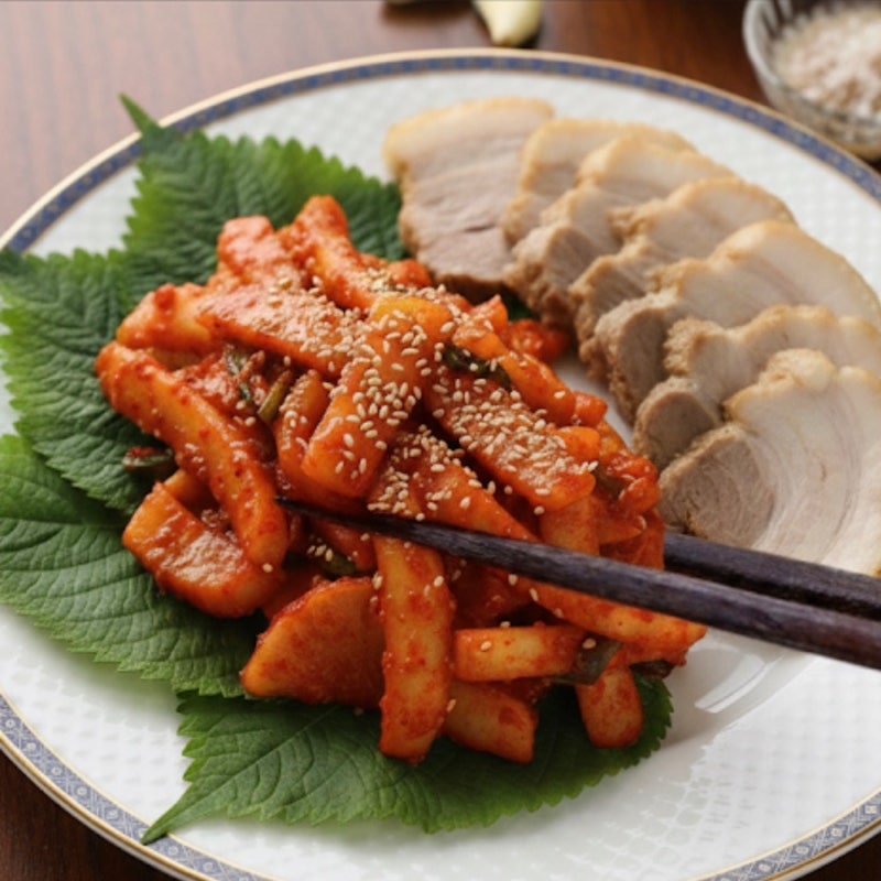 보쌈 무김치 황금 레시피 (꼬들함의 끝판왕)