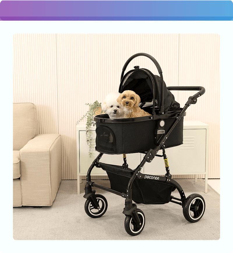 피카노리 펠리체 유모차 우리 댕냥이, 꽃길만 걷개! 산책 필수템
