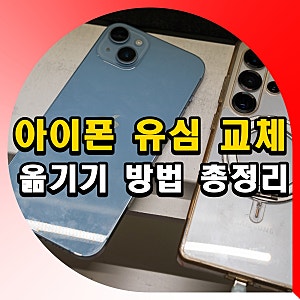 아이폰 유심 교체 옮기기 방법 인식 안됨 락 해제 해결법