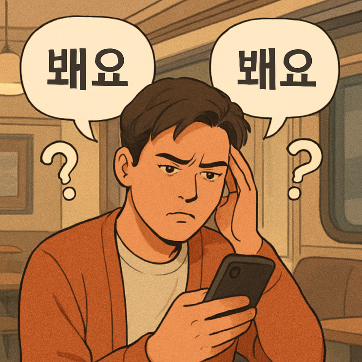  이것만 알면 끝! 뵈요 봬요 & 뵙겠습니다 봽겠습니다 완벽 마스터!
