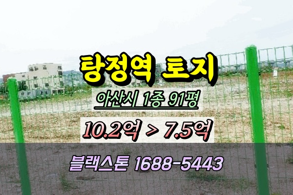  아산시 대지 경매 탕정역 토지 100평 ︎2025타경469
