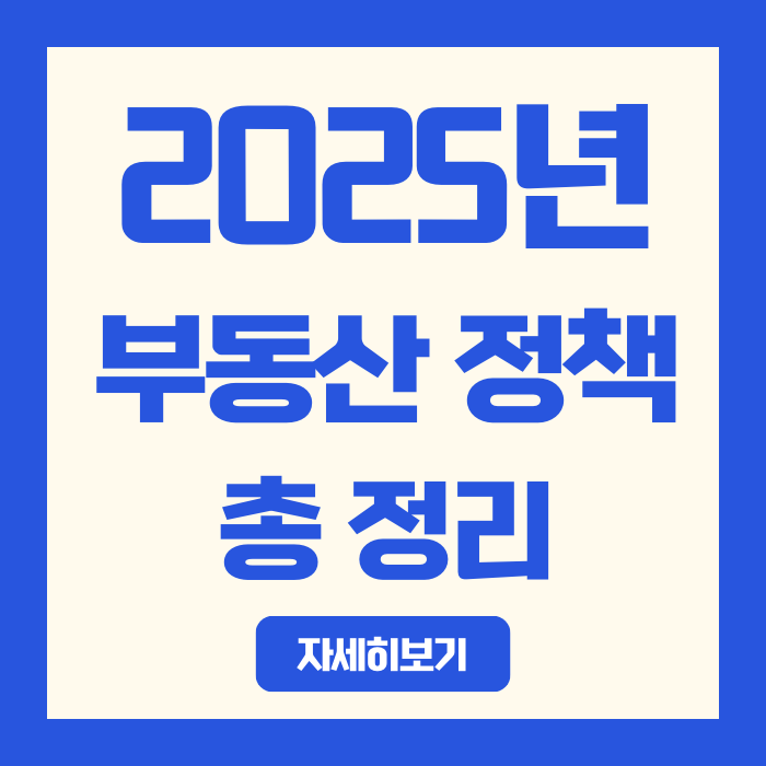  2025년 부동산 정책 총정리, 46주 연속 상승의 진짜 이유