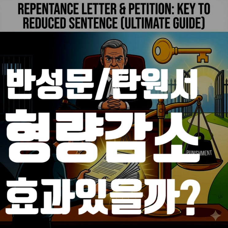  반성문과 탄원서, 형량 감소에 진짜 효과 있을까? (작성법 및 제출 시기 완벽 정리)
