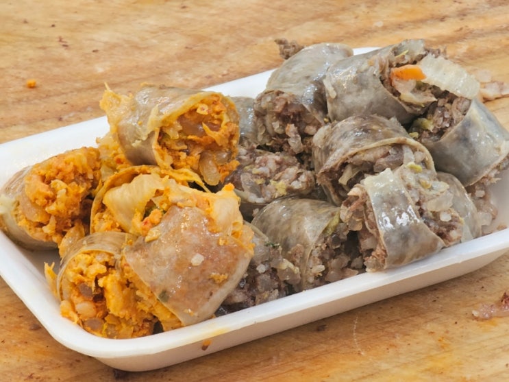  [부전시장 맛집] 전 남친도 울고 갈 맛? '전남친순대' 토종&김치순대 포장 후기(feat. 순대국 만들기)