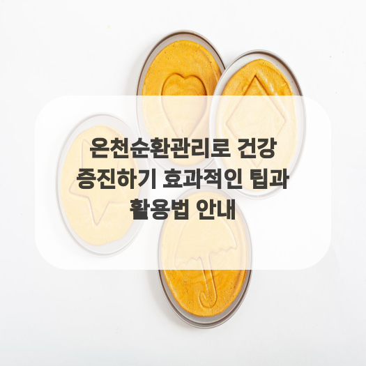  온천순환관리로 건강 증진하기 효과적인 팁과 활용법 안내