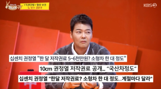   권정열 저작권료 한달 6천만원, 덕분에 90도 인사? 김윤주 대표의 깜짝 고백