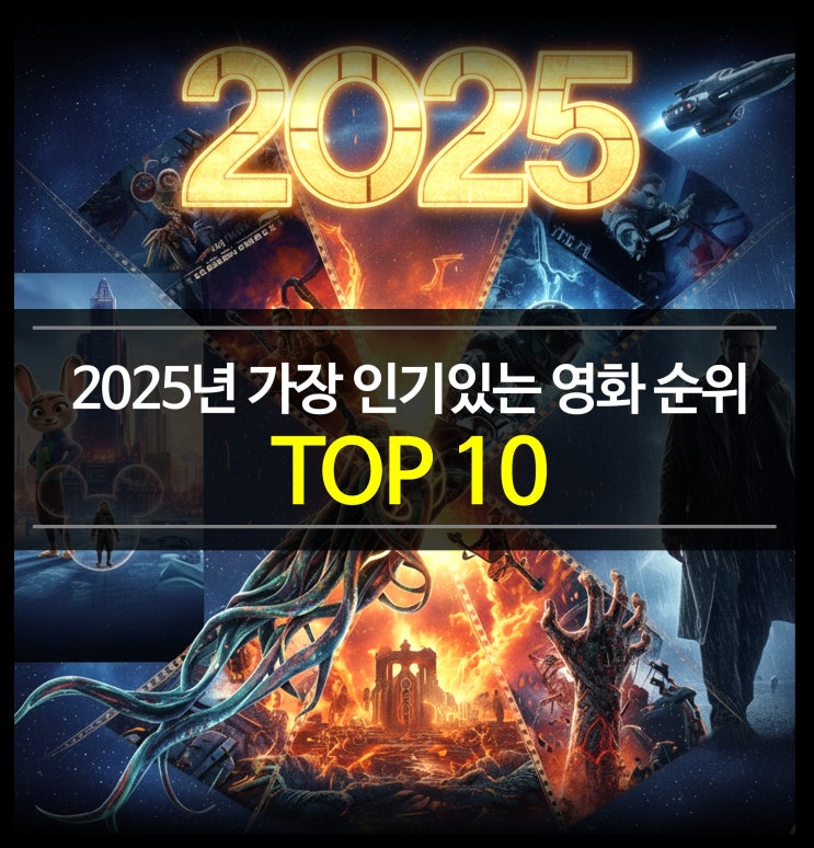 2025년 최고의 영화 순위 TOP 10 - IMDb 평점 기준