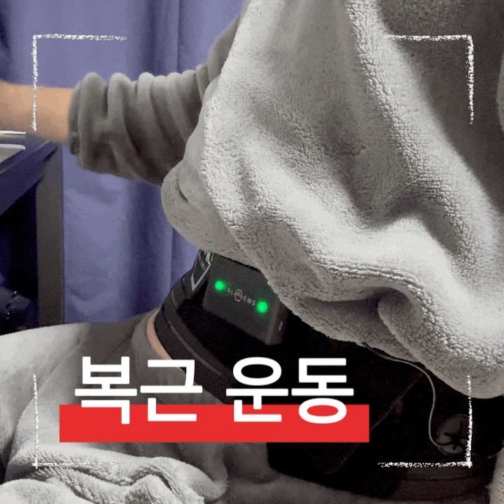  홈트레이닝 필수! 무선 저주파 EMS 뱃살 빼는 운동기구