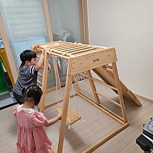 지아지조GYM 원목 미끄럼틀