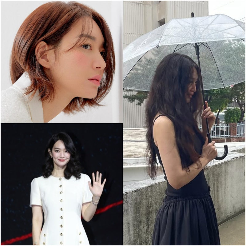 신민아 머리 분석 단발~히피펌 얼굴형에 맞는 헤어스타일 추천