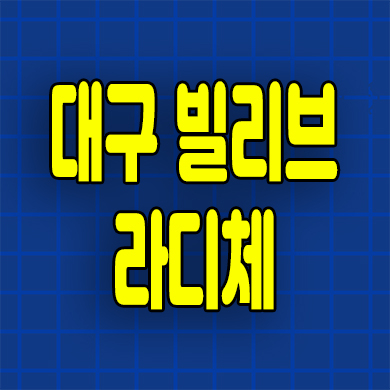  대구 빌리브 라디체 분양가 본동 즉시입주 전세임대 모델하우스
