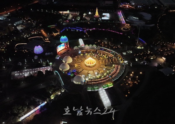  불의 꽃 피운다…함평군, 송년의 밤 ‘낙화놀이’ 개최