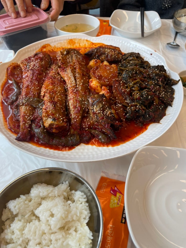  내돈내산 군산 왕가코다리 시래기코다리조림 어른들과 모임하기 좋은 나운동맛집 주차장 아이의자 구비 군산코다리맛집