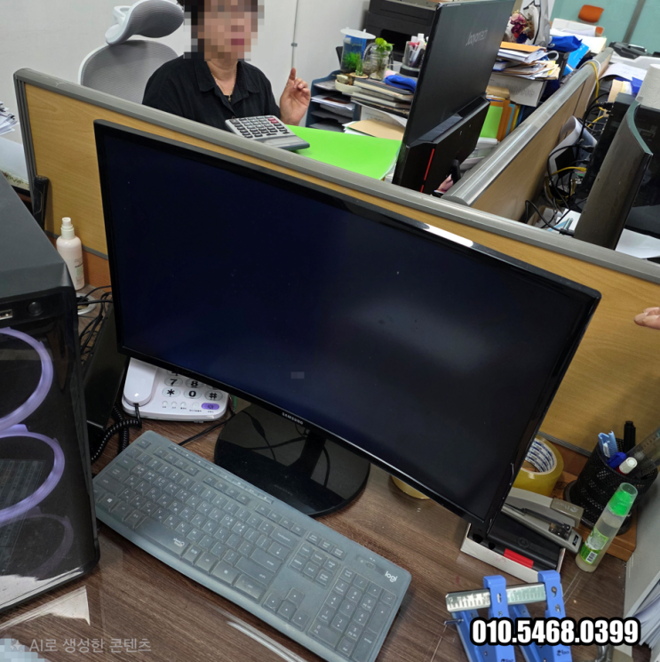  성북구 보문동 컴퓨터수리 케이블 연결 확인 SATA SSD 256GB 교체 출장 해결