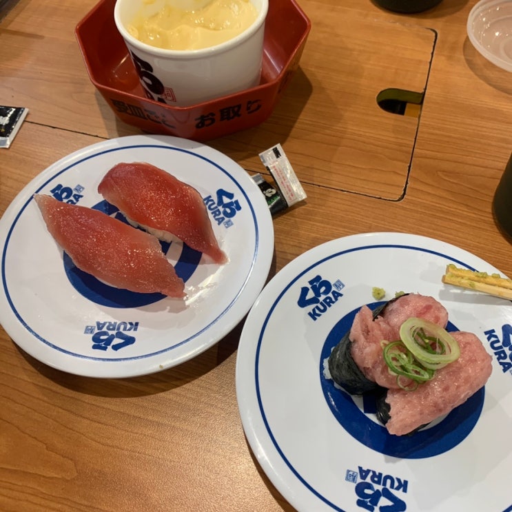  쿠라 스시 위치, 메뉴 [나의 시부야 맛집 일지]