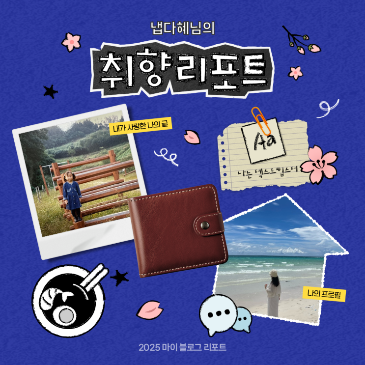  [2025 마이 블로그 리포트] 데이터로 채워보는 내 블로그 취향 리포트