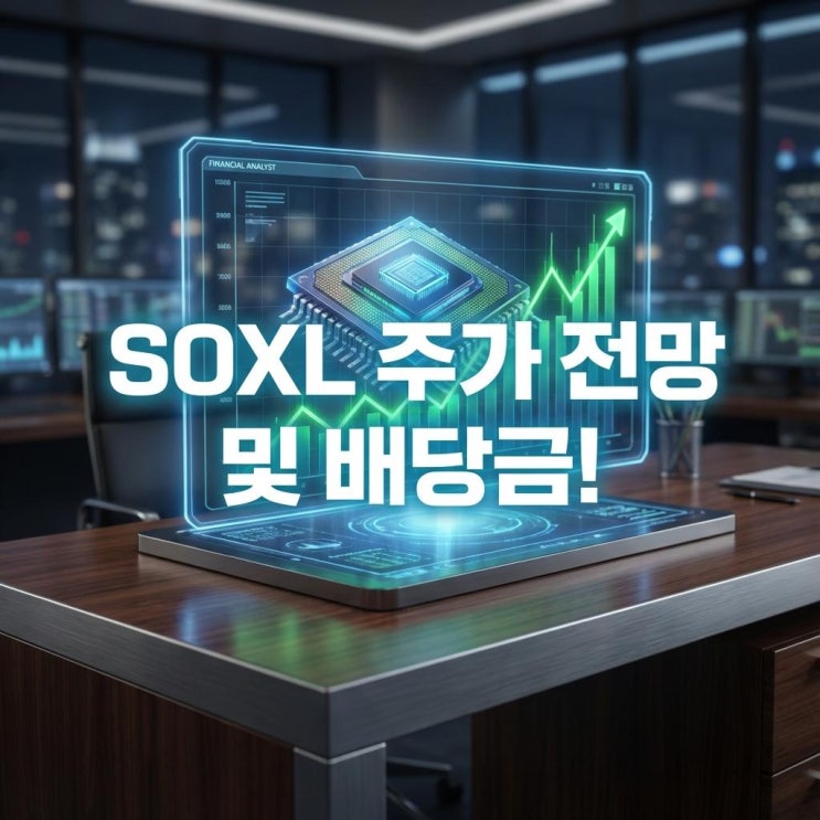  SOXL 주가 전망 및 배당금! 미국 반도체 ETF 3배 레버리지 장기투자 위험성 (속슬)
