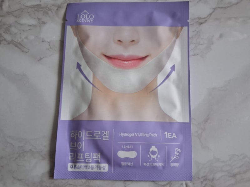 로로스키니 하이드로겔 턱 v 브이라인 리프팅팩 콜라겐 마스크 패치